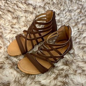 Brown Gladiator Sandals